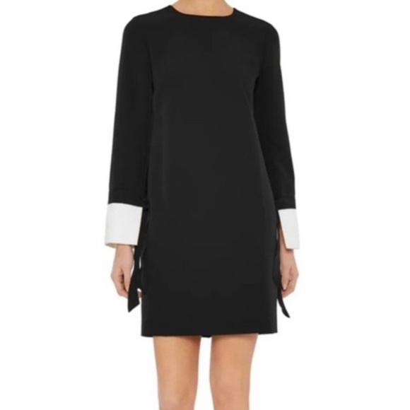 INK & IVY NWT Cady Tasseled Black Mini Dress Made In Italy US Size 4
